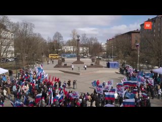 a rally-concert in support of russian servicemen was held in vyborg