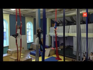 sports interest: aerial gymnastics club - and armine, who can do 50 push-ups