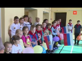 the gym at the zhitkovsky school was renovated as part of the national project "education"