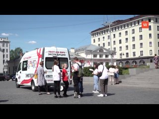 vyborg hosted the action "hiv test: expedition 2021"