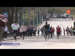 the traditional athletics relay race will be held in vyborg on may 14