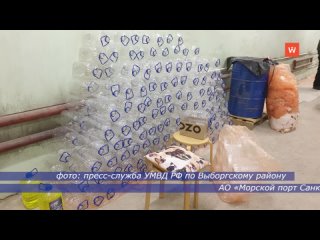 about 10 tons of counterfeit windshield washer fluid seized by vyborg police