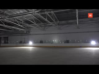 the construction of an indoor skating rink in vyborg has reached the finish line