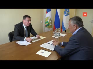 minister of agriculture dmitry patrushev visited the leningrad region