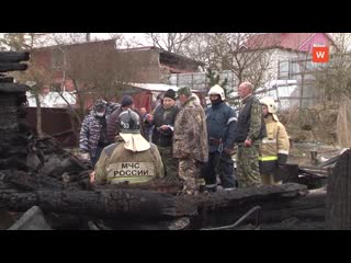 a large family died in vyborg as a result of a fire