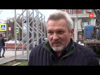 in the center of vyborg, a panel appeared immortal regiment