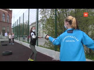 vyborg fencers keep their distance