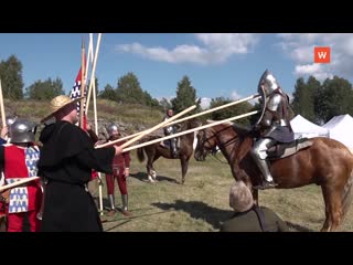 the military-historical festival "medieval days in vyborg" was held in the anninsky fortifications