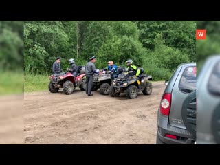 drivers of atvs were taken under special control