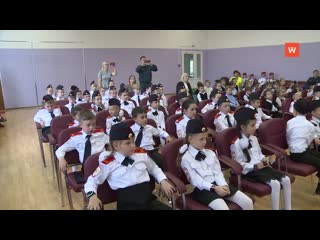 fire fighting lesson at the pervomaisky education center