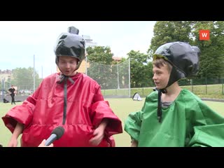 vyborg schoolchildren made friends with each other and with sports