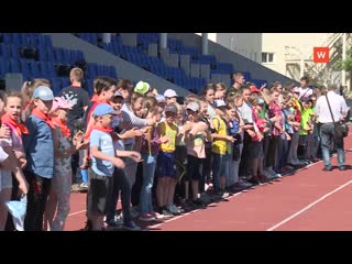 spartakiad among pupils of school camps takes place in vyborg