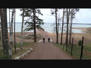 residents of the village mushroom again got access to the lake