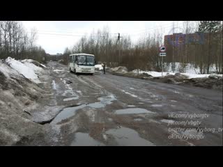 a resident of vyborg alone held a protest