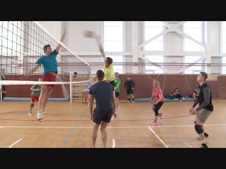 new year's volleyball tournament was held in the sports complex vyborg