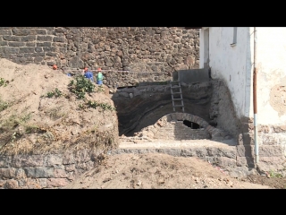 archaeologists have discovered a secret underground passage in the vyborg castle