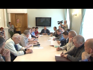 report from the meeting on the problem of vyborg's gas debt