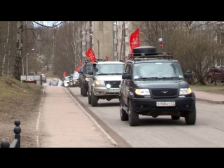 motor rally dedicated to the great victory was held in vyborg