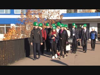 high school students of the 11th gymnasium visited the vyborg shipyard