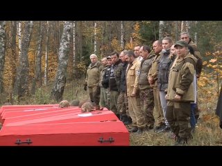 the remains of 85 soldiers of the red army buried at the petrovka memorial