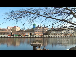 video sketch of vyborg in april